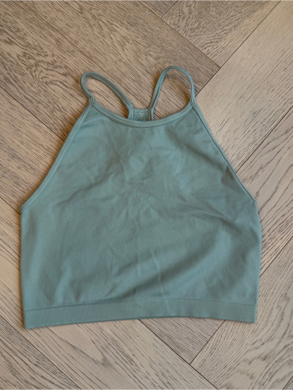 Aritzia TNA Golden Tank Top Size Medium Sage Green, Athletic, Casual, Trendy